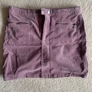 Mossimo purple corduroy skirt size four